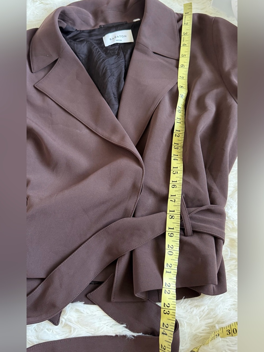 Aritzia Babaton Postage Trench Coat - Sway Crepe - Picture 8 of 11